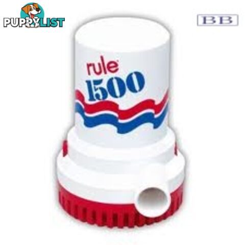 Marine RULE 1500 BILGE PUMPS 12v or 24v