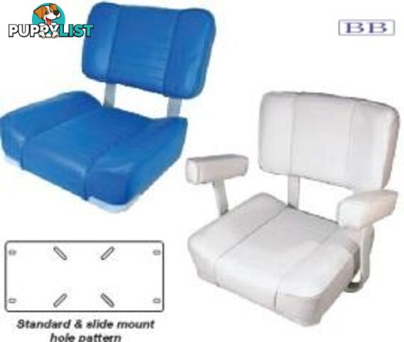 Boat seats Deluxe Upholstered boat Seat White