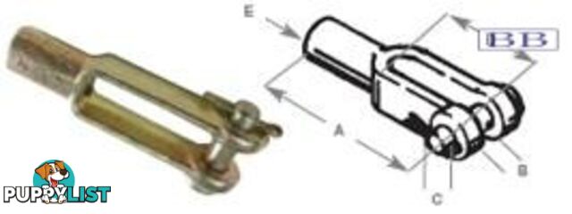 Clevis end suits 30 series