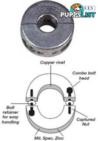 Propeller Shaft Anodes 11/8"