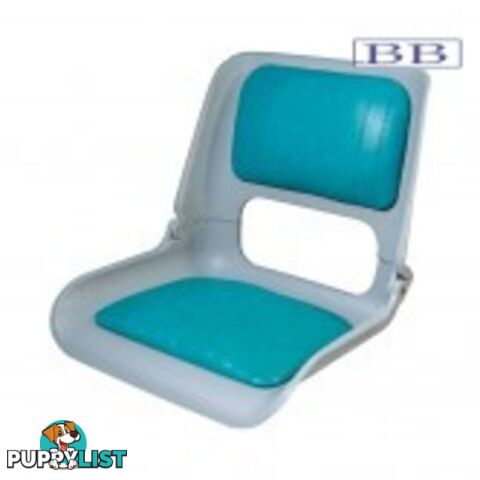 Boat seats Grey Skipper Seat with Teal Padding