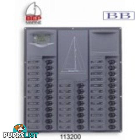 Yacht 32 Breaker Panel with Digital Meter 113200