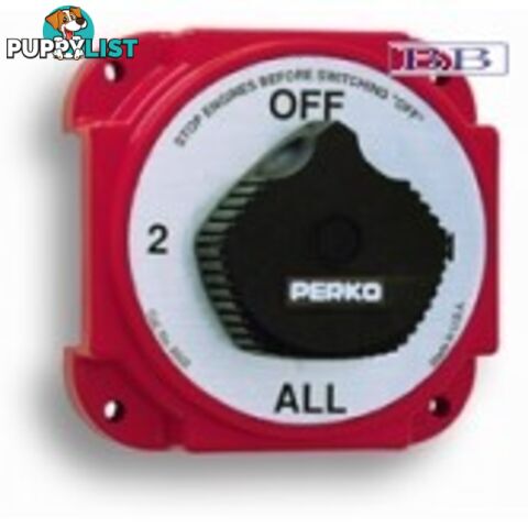 Perko Battery Switch (Field Disconnect) 380 Amp