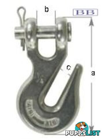 Clevis Grab Hook for 6mm chain