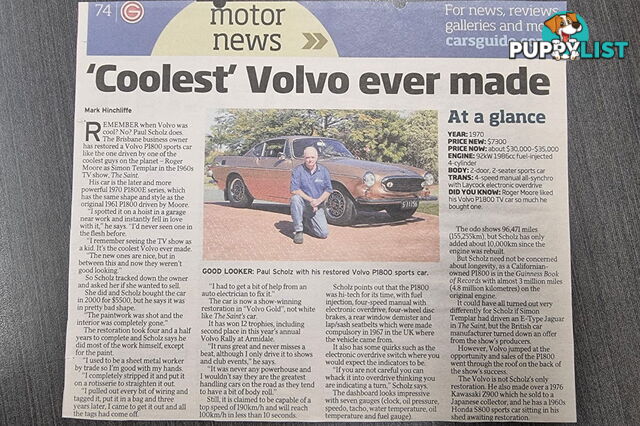 1970 Volvo P1800 E 