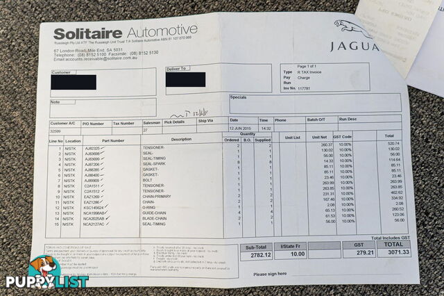 2002 Jaguar XJ8 V8 3.2L Heritage 