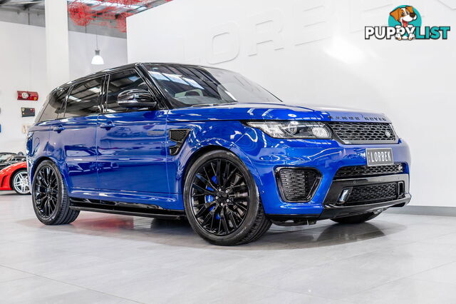 2016 Land Rover Range Rover Sport SVR LW MY16