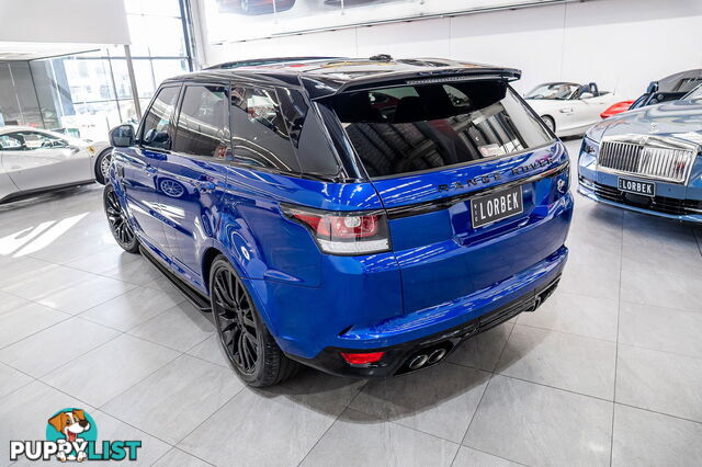 2016 Land Rover Range Rover Sport SVR LW MY16