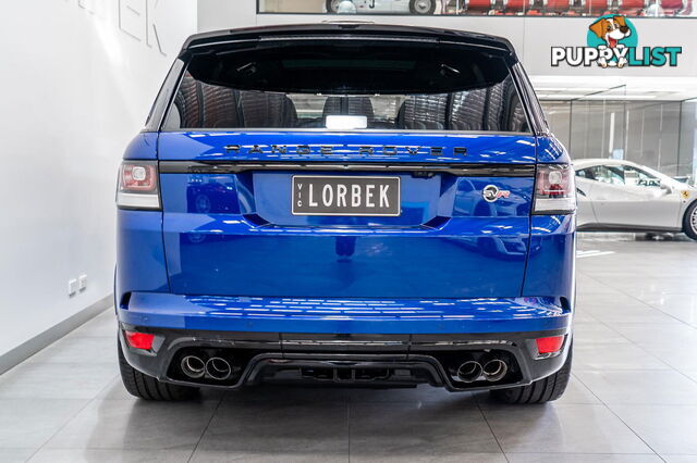 2016 Land Rover Range Rover Sport SVR LW MY16