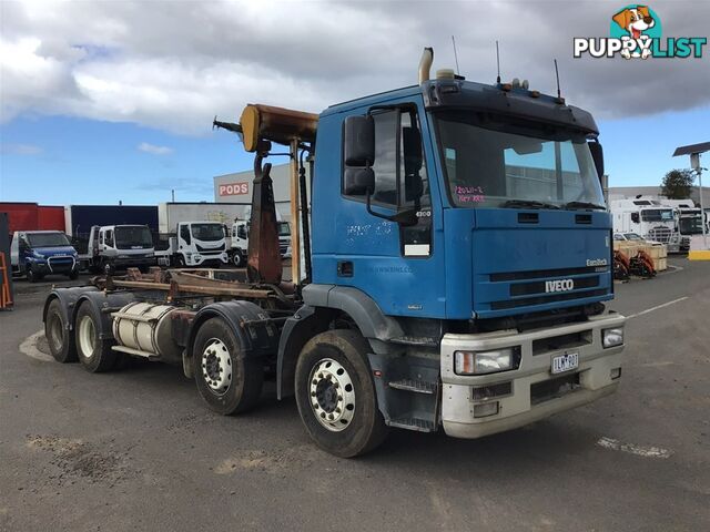 2004 Iveco Eurotech Cursor (8 x 4) Hooklift Truck