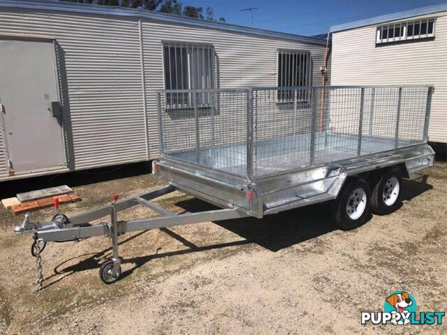 2022 Unused Galvanised Dual Axle 12' x 6' Box with Cage