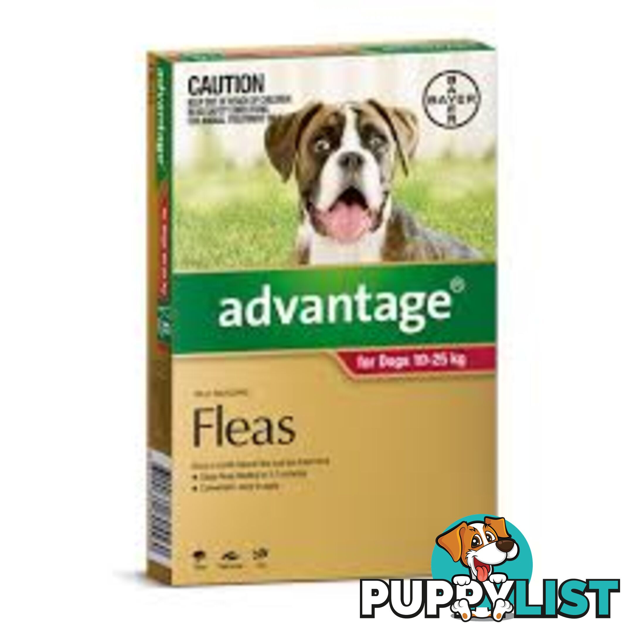 ADVANTAGE FOR DOGS 10-25KG 4PK - www.thepethouse.com.au