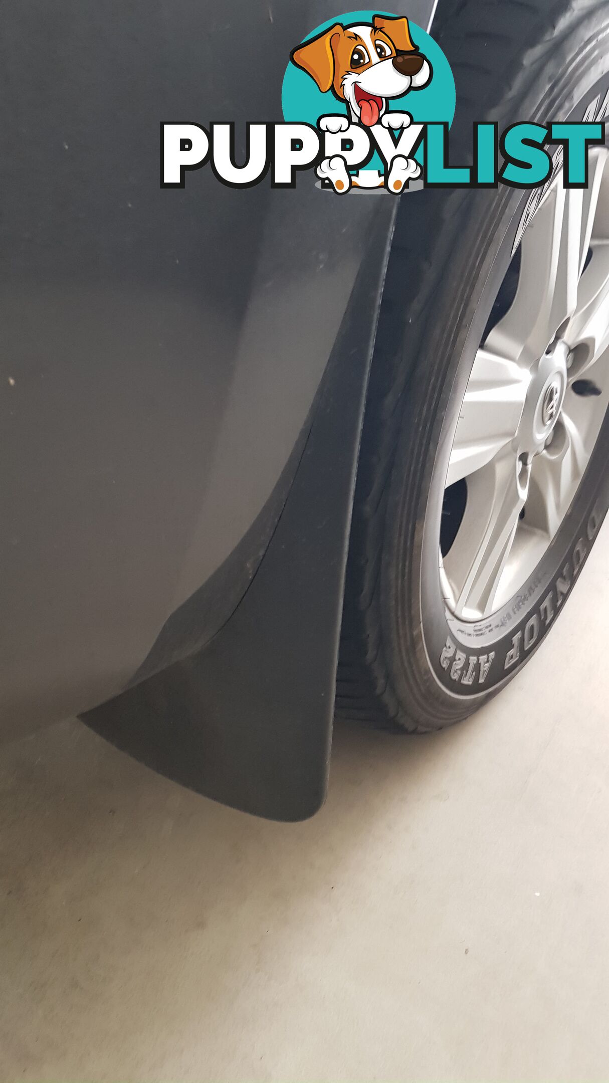 Landcruiser sahara 2015mud flap passenger Side GENUINE PART