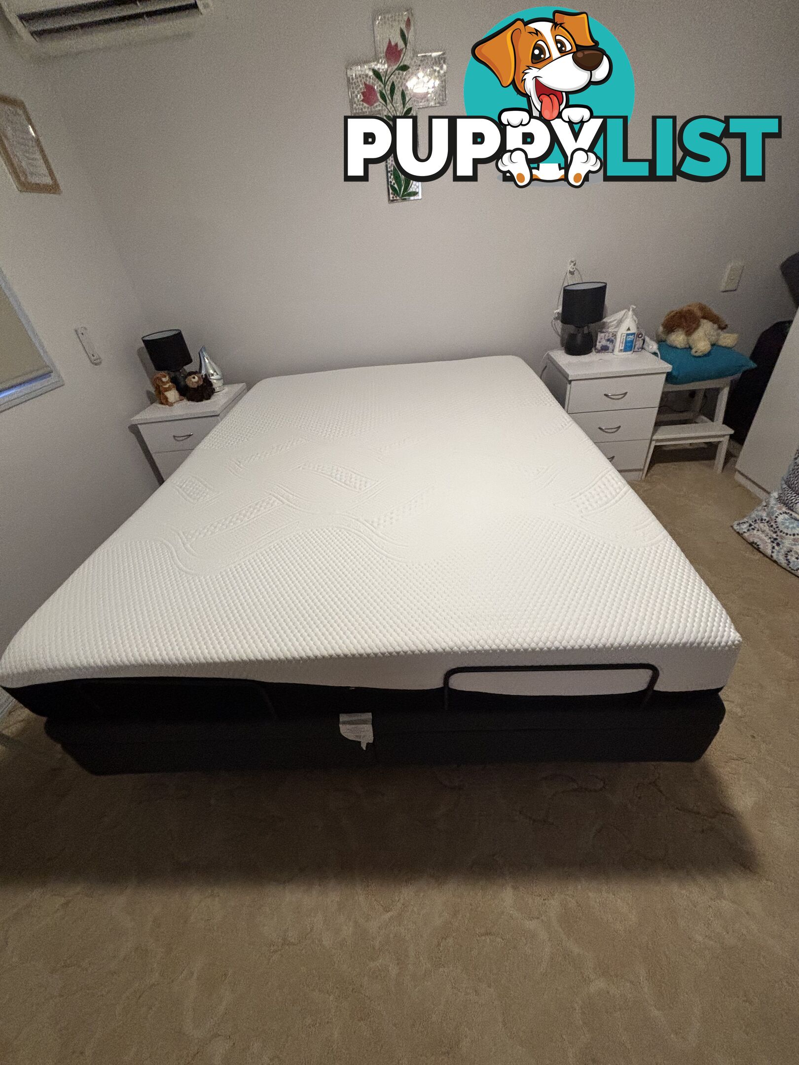 Queen size electric bed