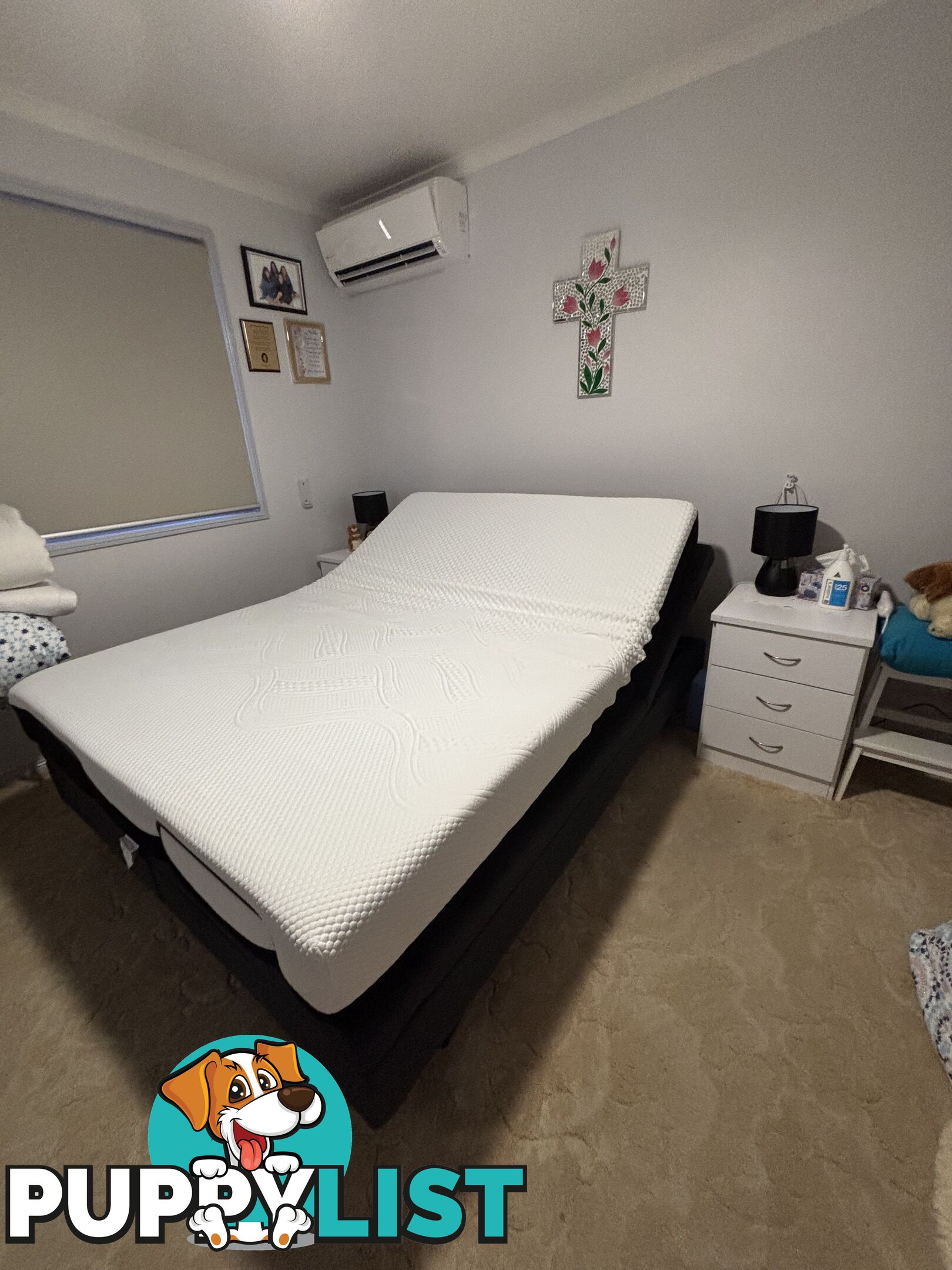 Queen size electric bed