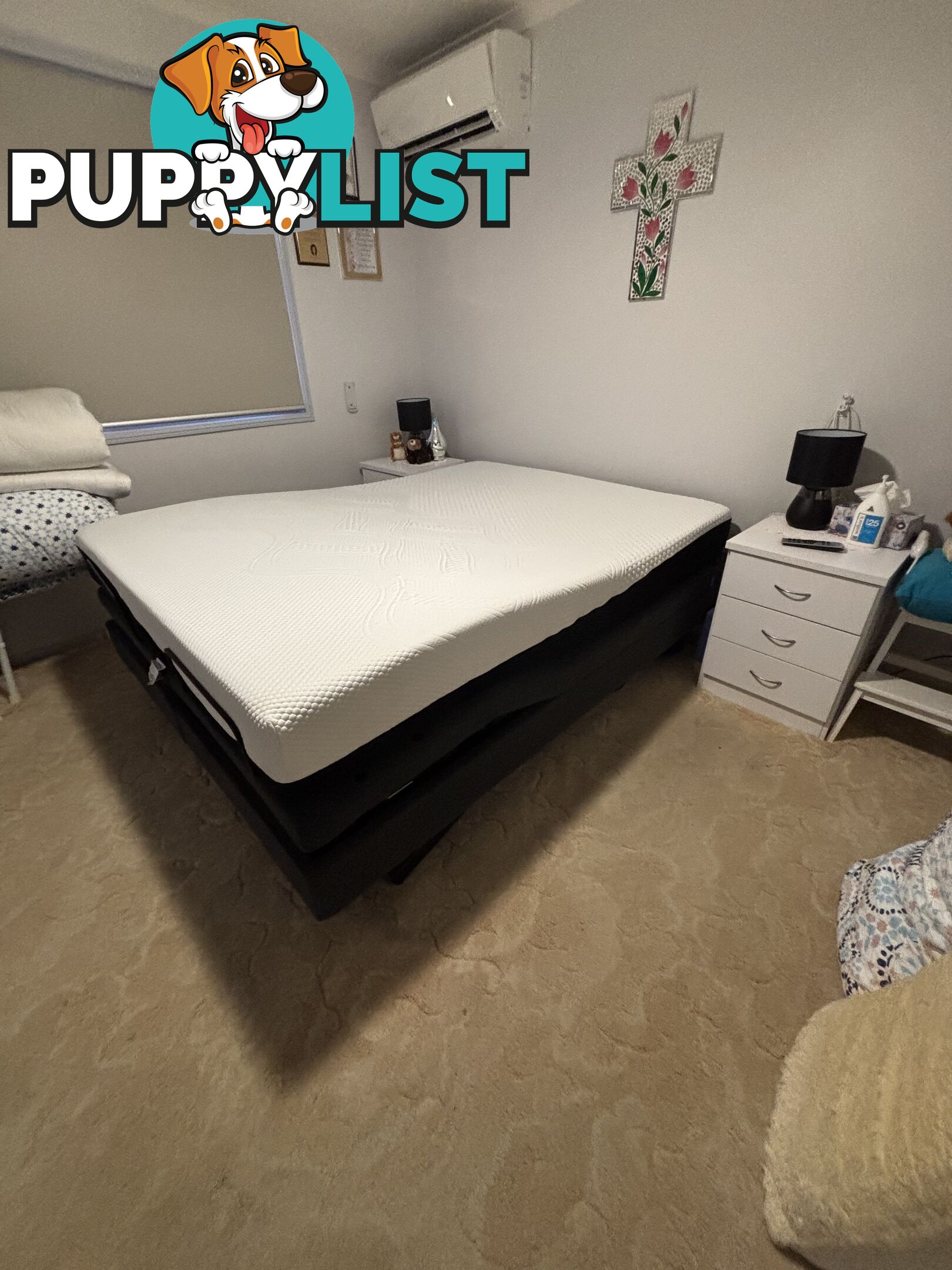 Queen size electric bed