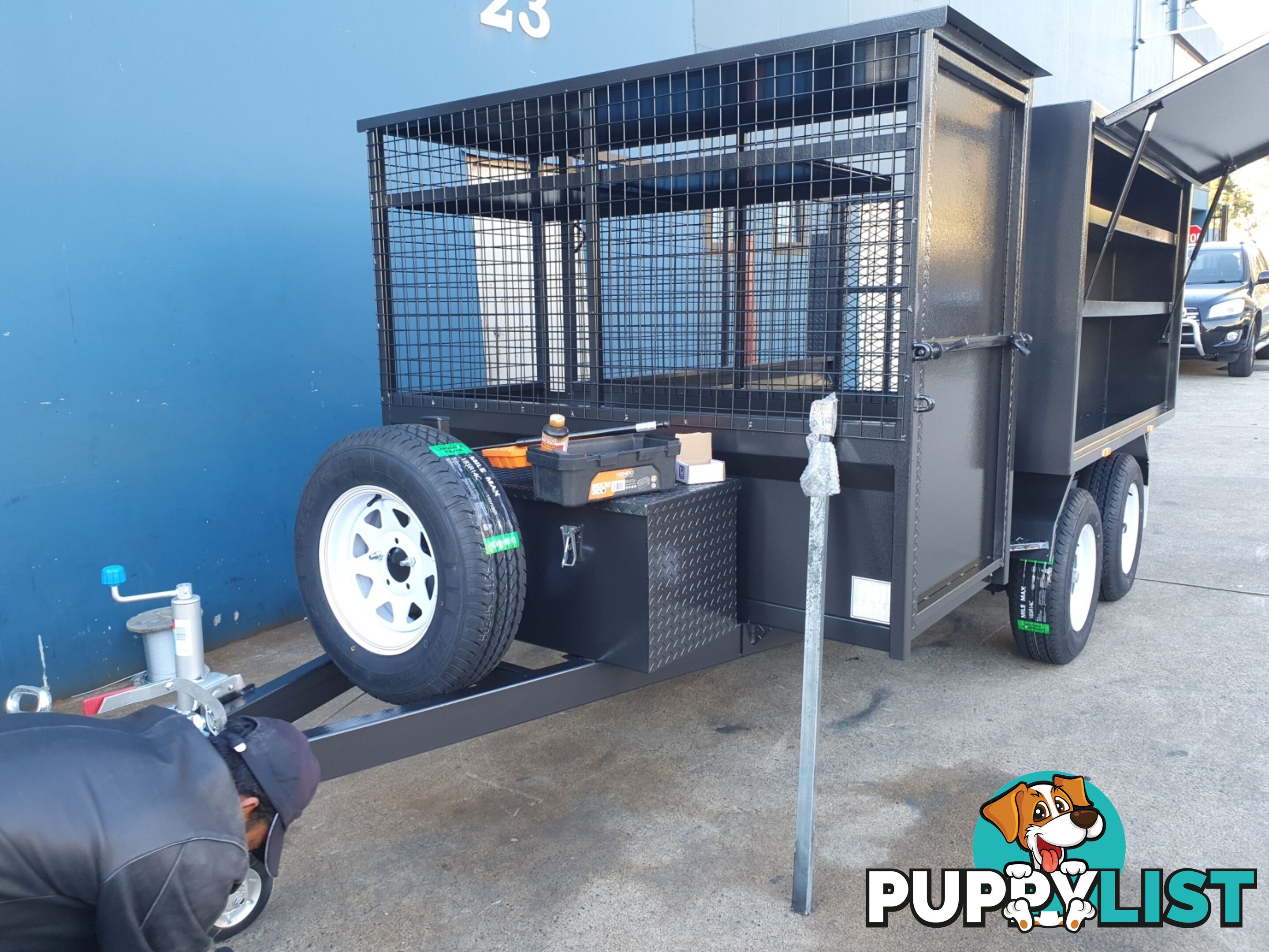 CUSTOM MOWER TRAILERS