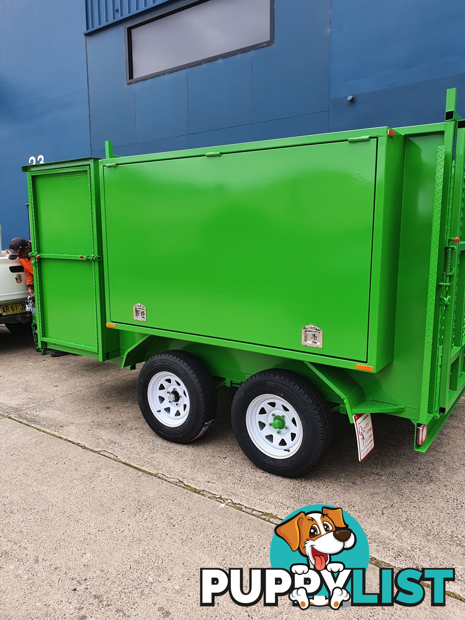 CUSTOM MOWER TRAILERS