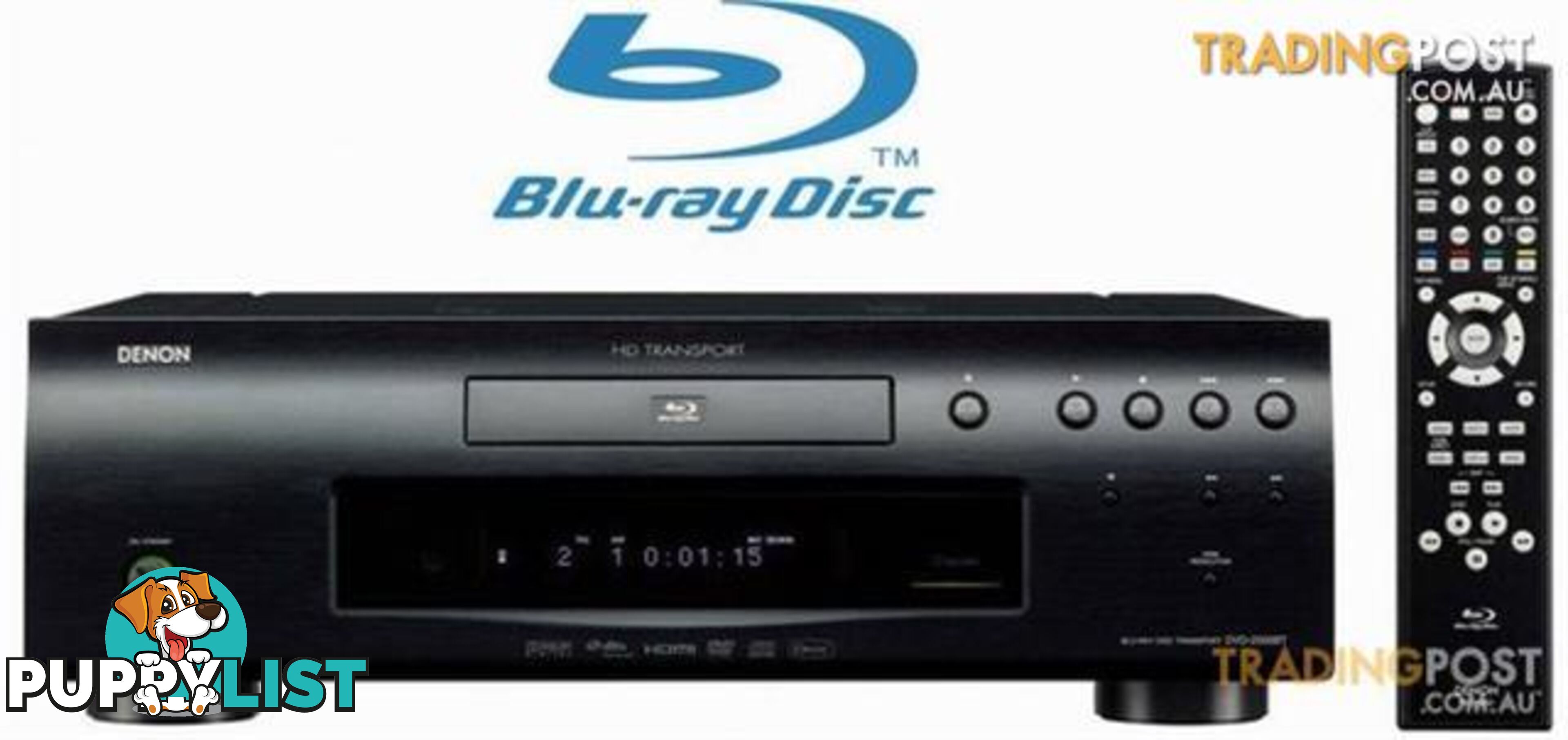 Denon DVD-2500BT Bluray Transport, secondhand clearance