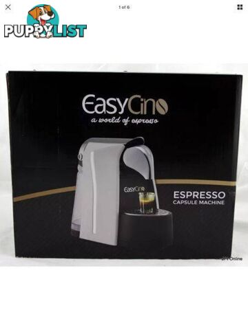 NEW - Espresso Coffee Machine with Milk Frother + 700 Capsules