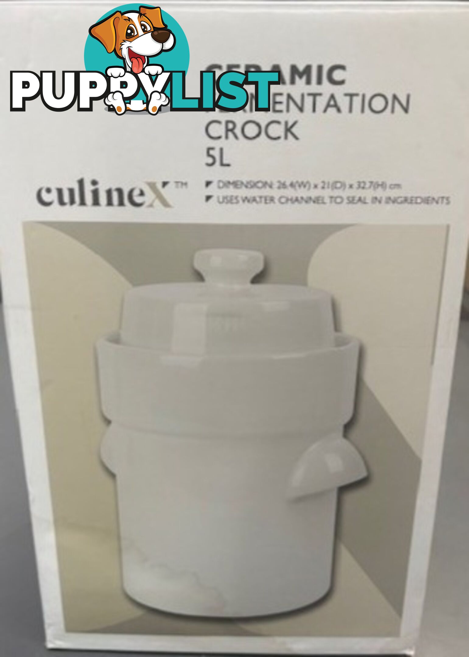 Culinex 5L Ceramic Fermentation Crock
