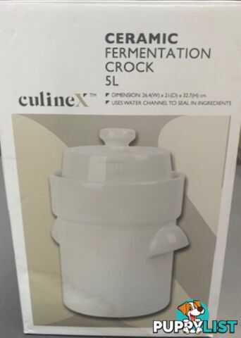 Culinex 5L Ceramic Fermentation Crock