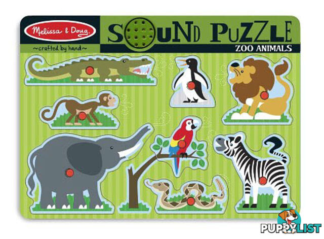 M&D - Zoo Animals Sound Puzzle - 8pc - ETM0727