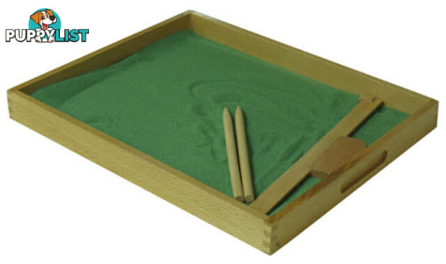 Sand Tracing Tray - Large with clear base and tools - LA43000