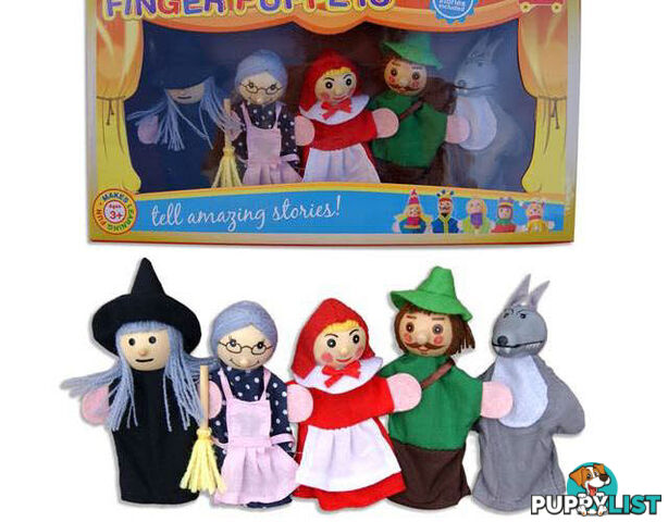 Finger Puppet 5pcs - Red Riding Hood - ETL9094-R