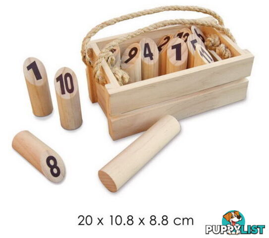 Log Toss game wooden in carry case - AETL2442-S