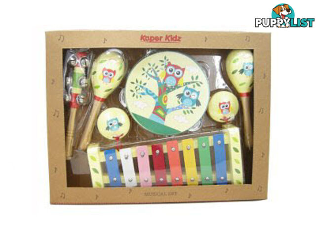 Red & Blue Owl 7pcs Musical Set - ETE0079