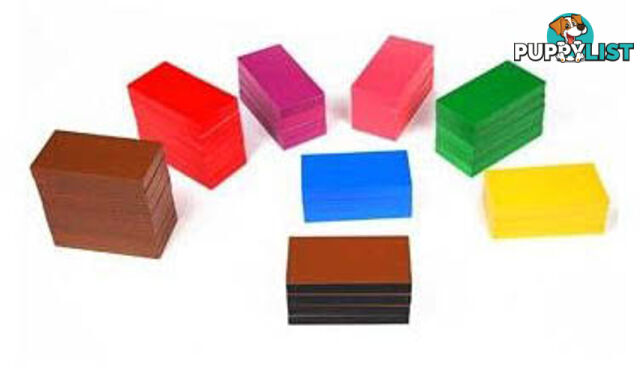 Grammar Filling Boxes Set (36 Traditional Coloured Boxes) - LA050.3170