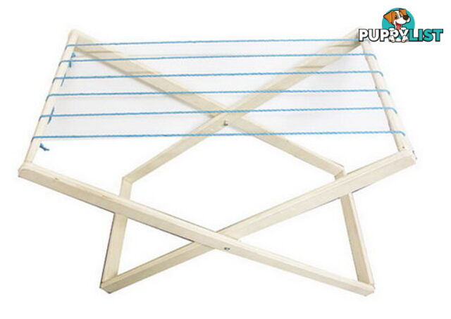 Drying Timber Stand for Cloths - White - FT49009