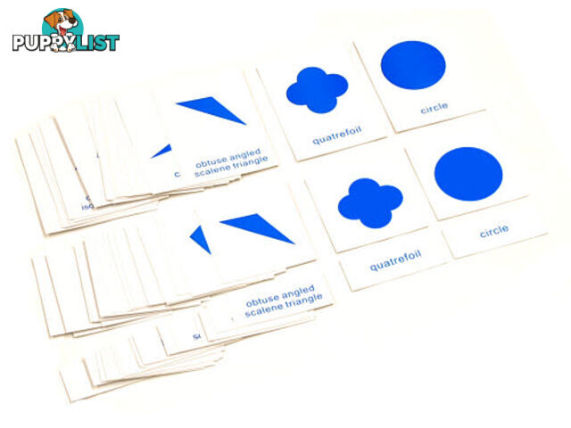 Geometric Cabinet Nomenclature Cards - SE018-1