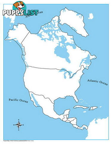 Control Map Unlabelled - North America - GE005-2