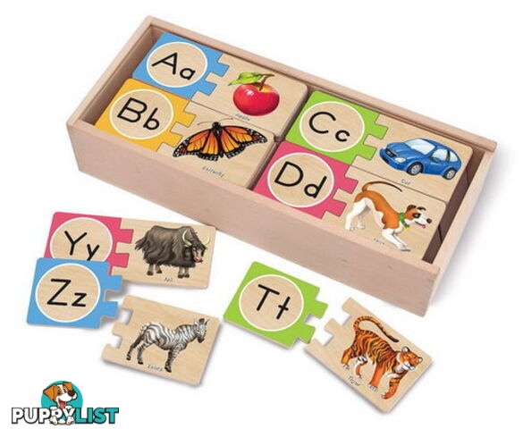 Alphabet Wooden Puzzle Cards - ETM2541