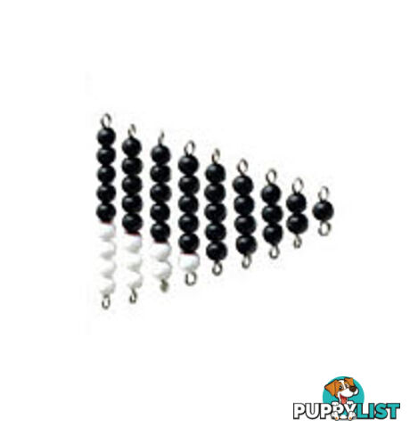 Bead Stairs 1-9 Black & White 1 Set Only - MA046-1