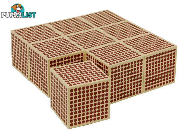 Wooden Cubes of 1000: set of 9 - MA025.302860