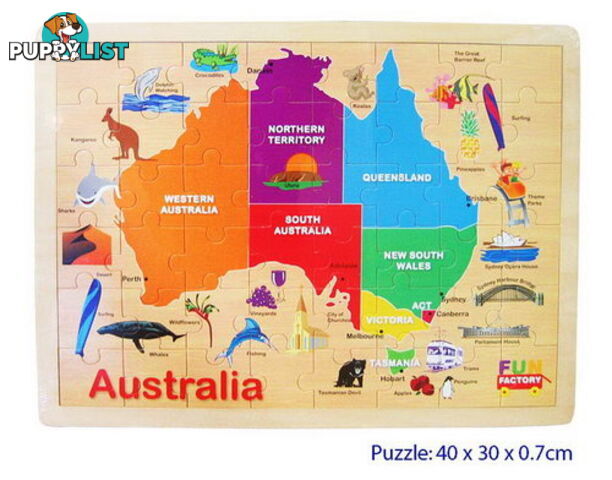 Jigsaw Puzzle - Australia Map - ETL3718