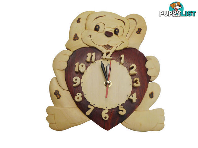 Wooden Clock - Dalmatian - last in stock box damaged - ETQ0854