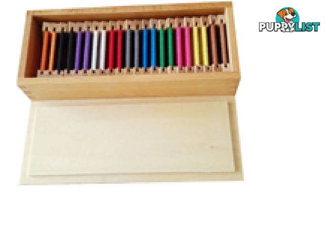 Silk Second Box of Colour Tablets - Wooden Holders - SE42210