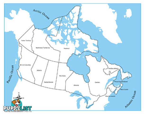 Control Map Labelled - USA - GE010-1