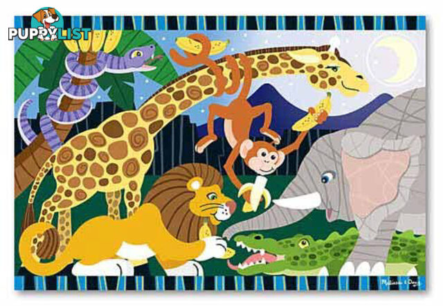 M&D - Safari Social Floor Puzzle - 24pc - ETM4423