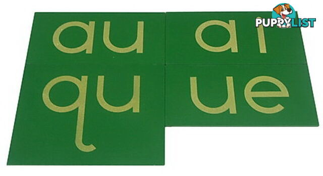 Sandpaper Double Letters - Lower Case Print - LA004-1