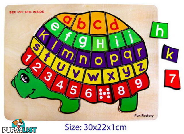 Puzzle - Turtle Number/Letter - ETL3144