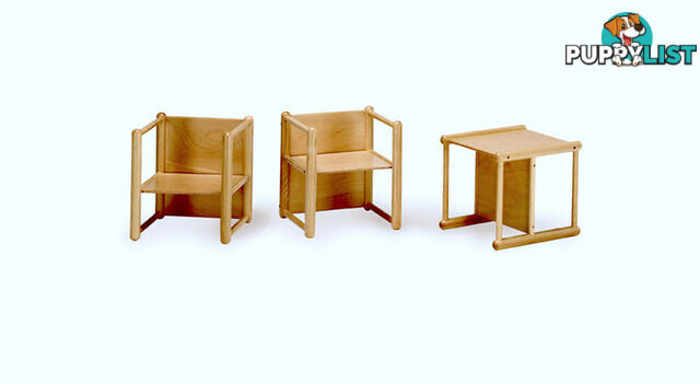 3 Way Multi Purpose Chair in Beech Wood - FT082