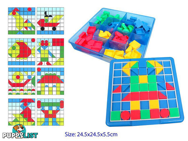 Geometric Pattern Play Set - 93pc - ETL0042