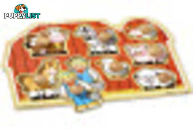 M&D Jumbo Knob Puzzle Farm 8pcs - ETM3391