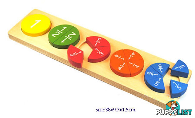 Fraction Puzzle 1-1/5 - ETL0826