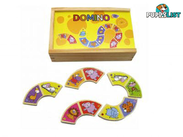 Dominoes - Animals  in Timber box (2 left) - ETE0155